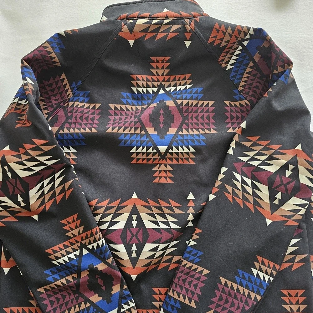 Rank 45 Mens Ski Jacket Aztec/southwestern‎ Pattern, Size Large, Waterproof